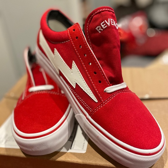 HOT Red Vans Revenge X Storm Low Top Red NWT Revenge X